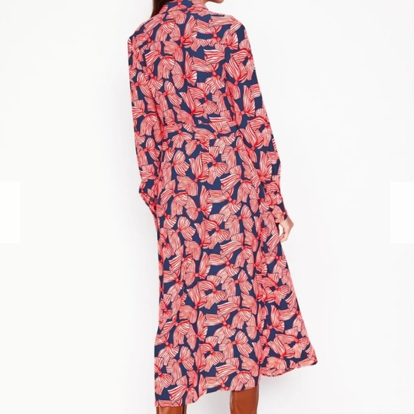 Boden Kate Midi Shirt  Long Sleeve Buttoned Dress Size 0P NwT - Picture 2 of 12